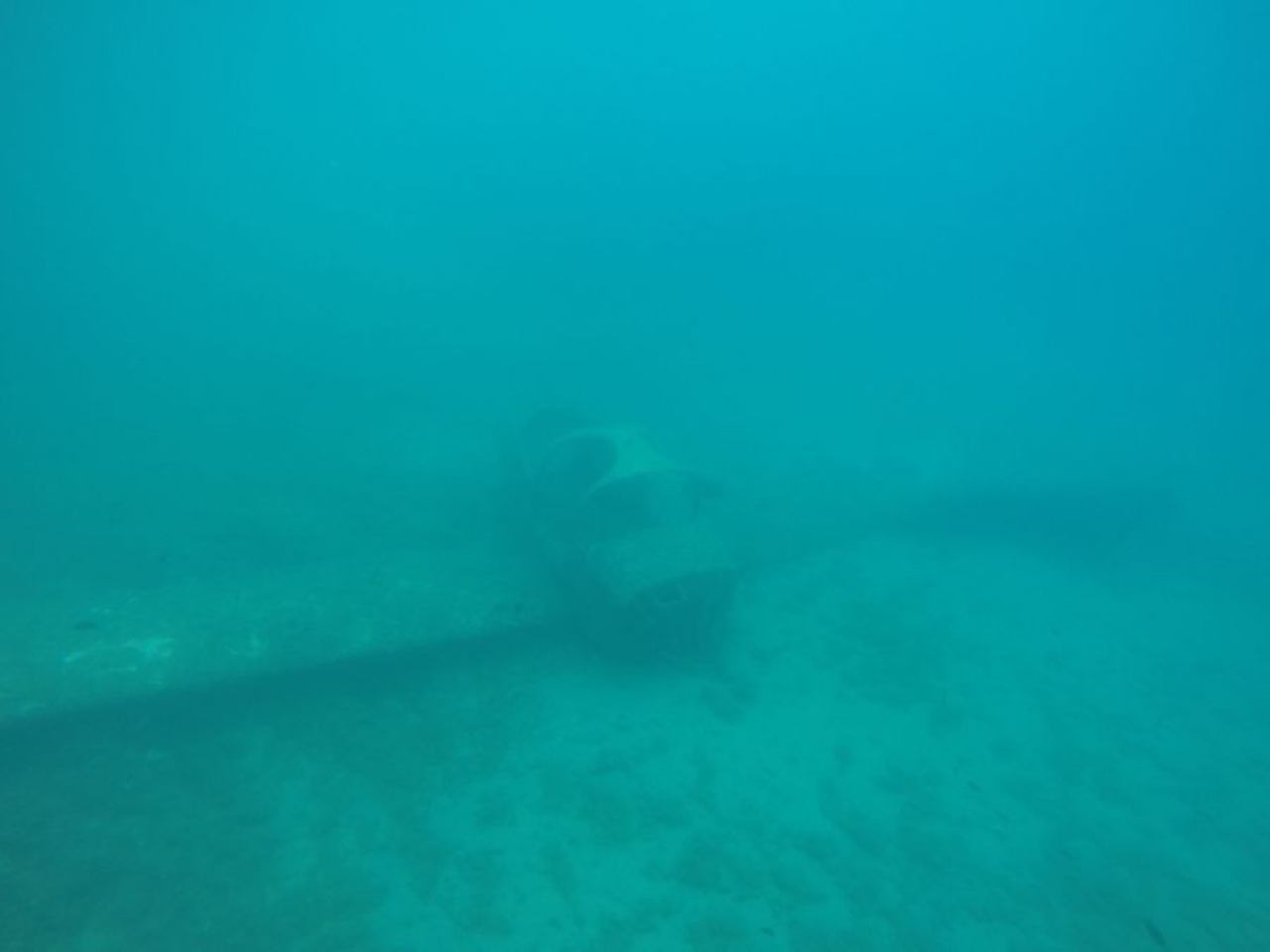 Sunken airplane Rabac submarine tour