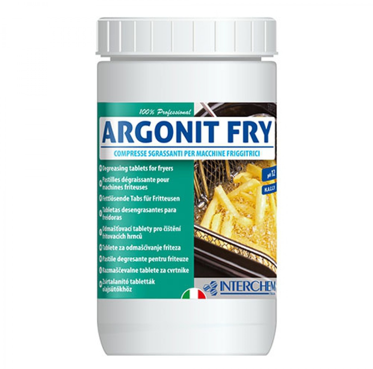 ARGONIT FRY - 900g (25 tableta) / Brzo djelujuće tablete za odmašćivanje friteza 