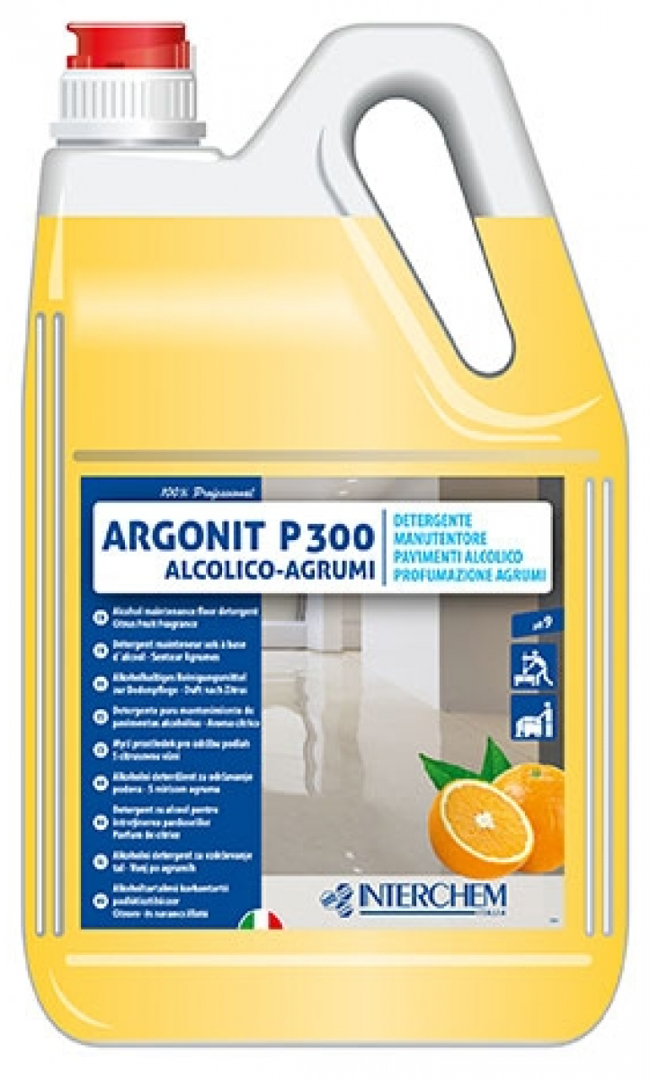 ARGONIT P300 - 5 lit / Alkoholni deterdžent za čišćenj i održavanje podova s mirisom agruma