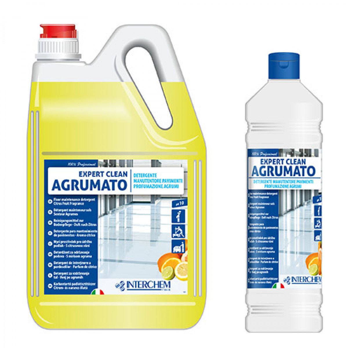 EXPERT CLEAN 1 LIT - Univerzalno sredstvo
za čišćenje svih tvrdih površina / miris agruma