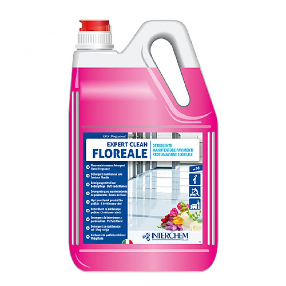 EXPERT CLEAN - 5 lit / Miris cvijeća / Univerzalno sredstvo
za čišćenje svih tvrdih površina