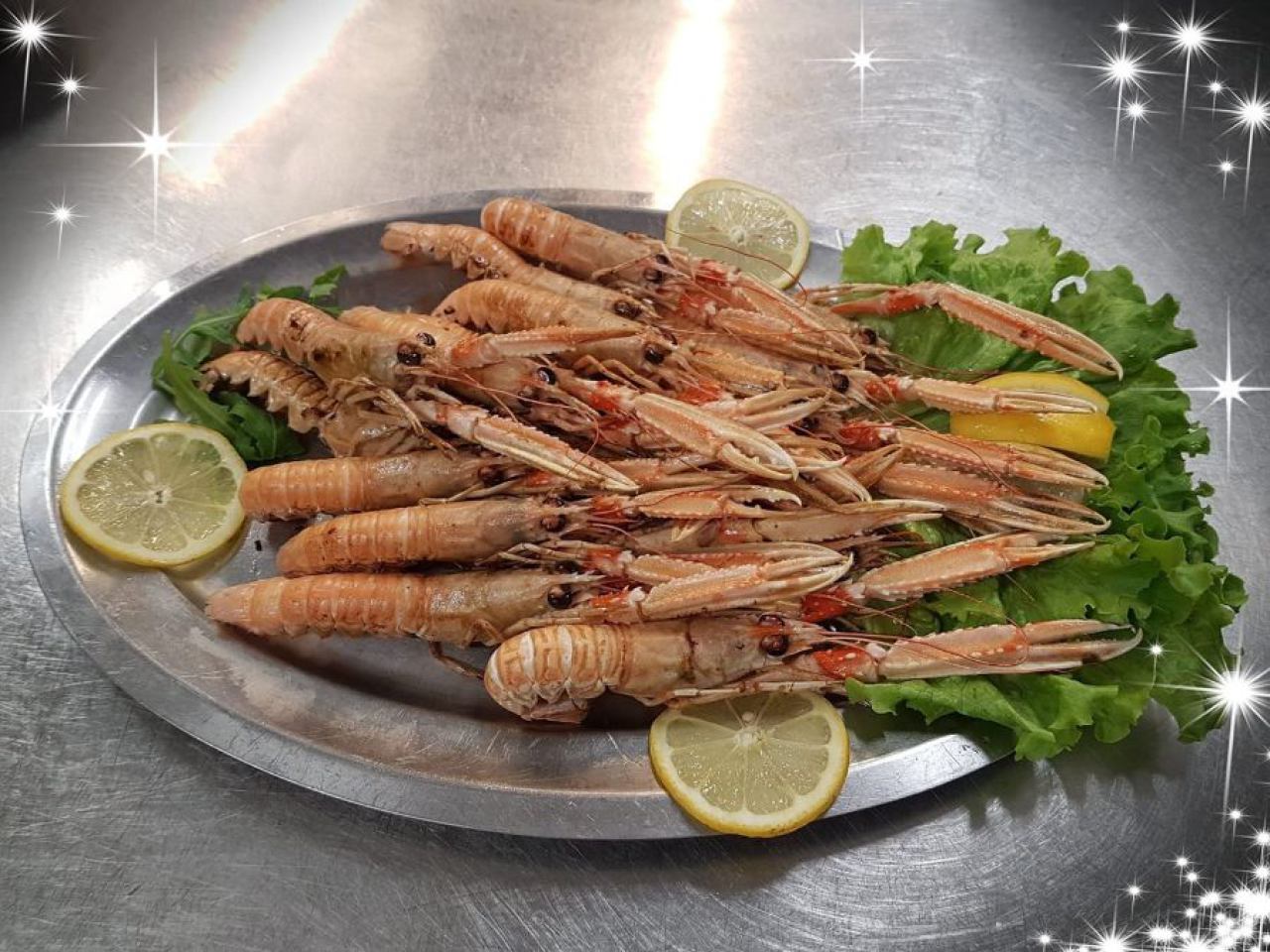 Shrimp dishes Istria 
