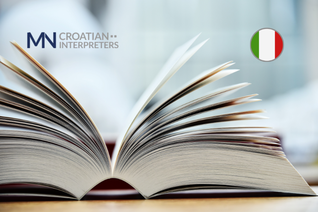 SUDSKI TUMAČ – OVJERENI PRIJEVODI ZA TALIJANSKI JEZIK