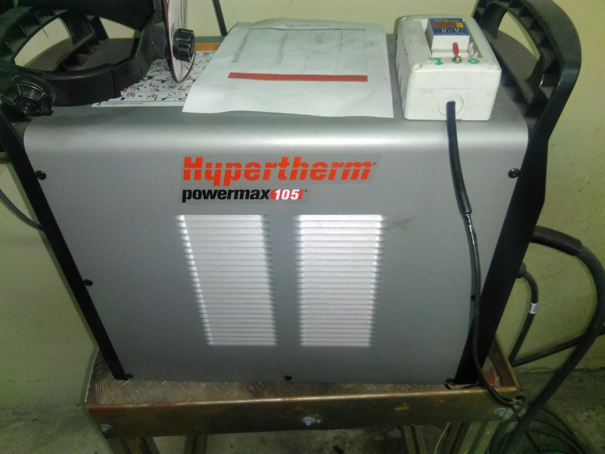 CNC Plazma Hypertherm powermax105 za rezanje do 20 mm debljine