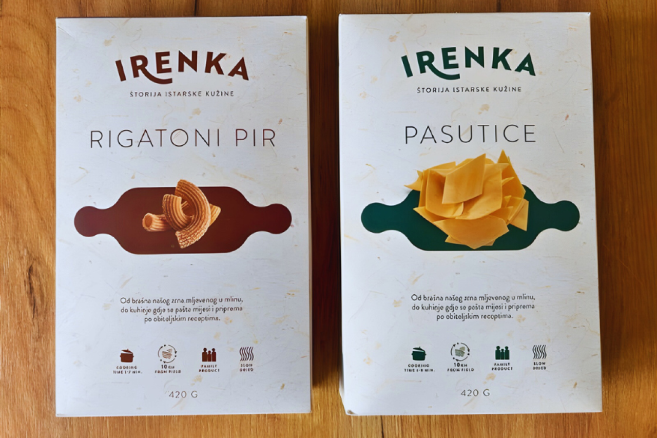 PAŠTA IRENKA - VLASTITA PŠENICA I PROIZVODNJA