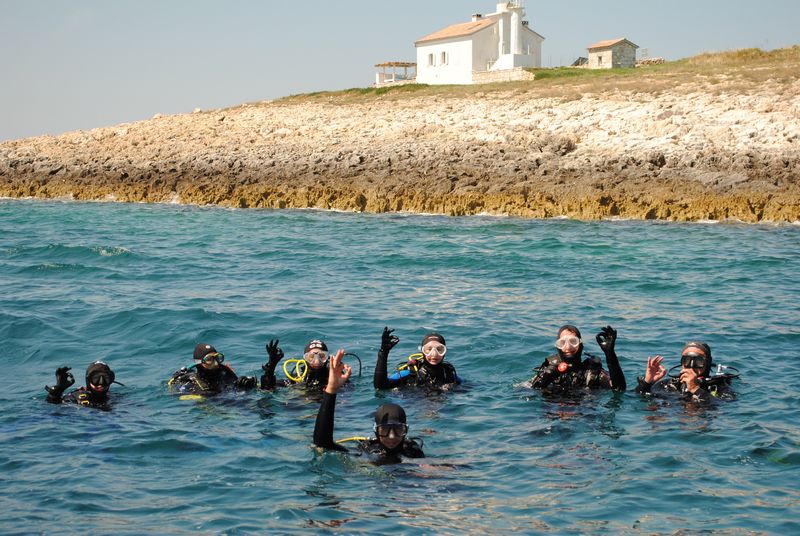 Diving excursions Istra, Croatia