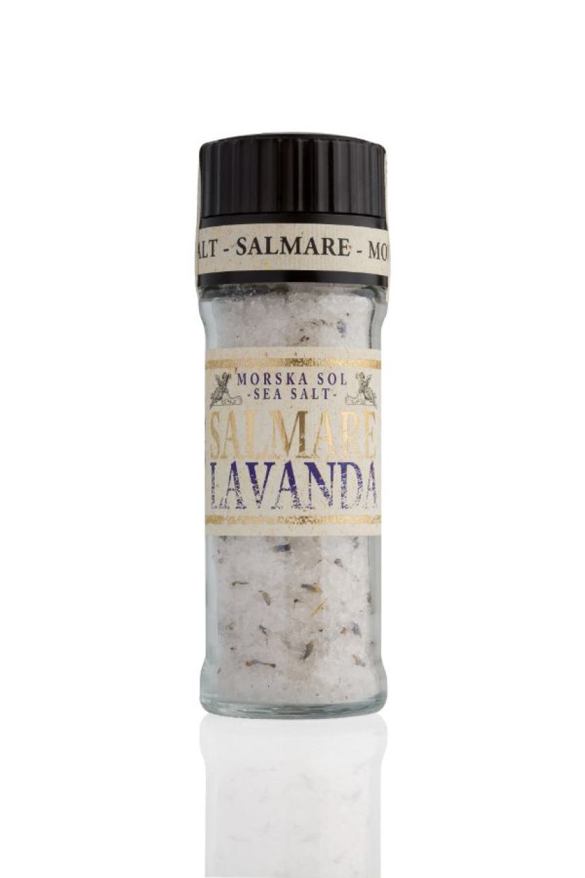 Začinska sol lavanda, mlinac 100g