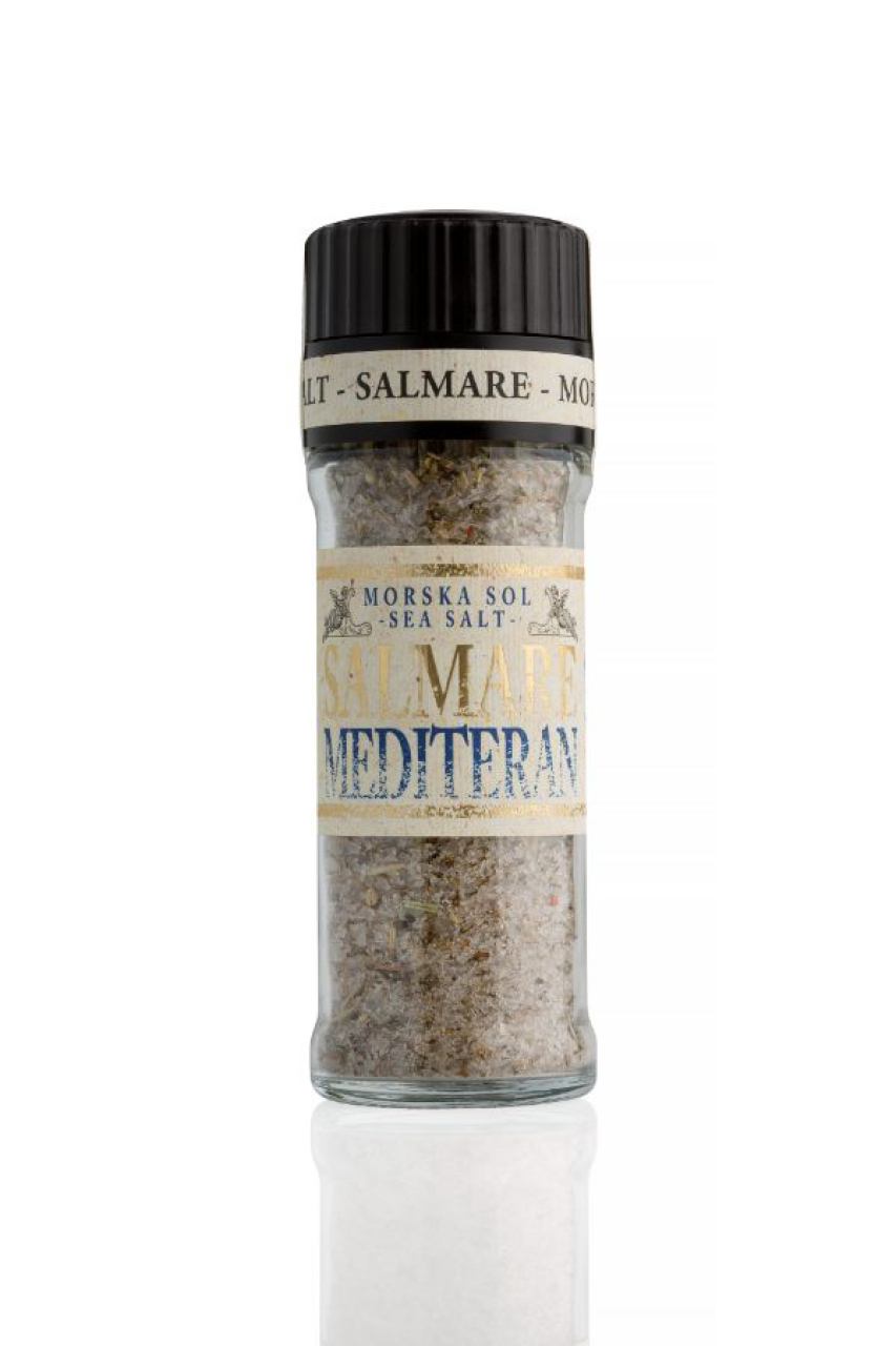 Začinska sol Mediteran, mlinac 100g