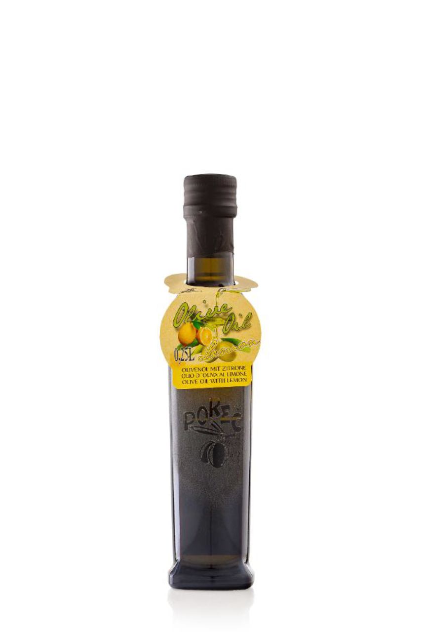 Ekstra djevičansko maslinovo ulje s limunom u pjeskarenoj boci - 0,25L