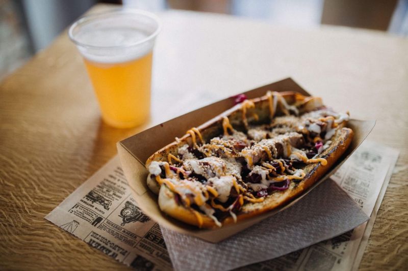 Fast food, seafood, fish, burger, snack bar STREET FOOD HOOK&COOK PULA