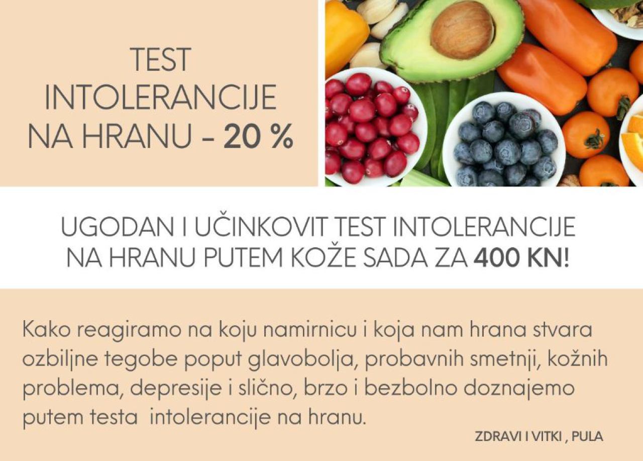 Test intolerancije na hranu 