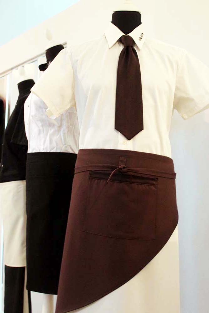 konobarske hlače, bluze, košulje, kravate