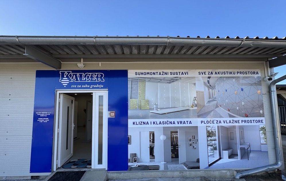 KALCER, Pula – novo središte za suhu gradnju, akustiku i građevinski materijal