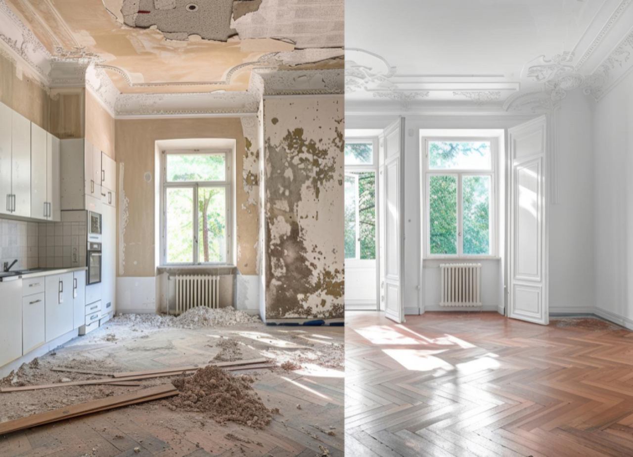 Koordination von Bau- und Renovierungsarbeiten