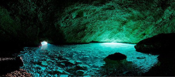 blue cave